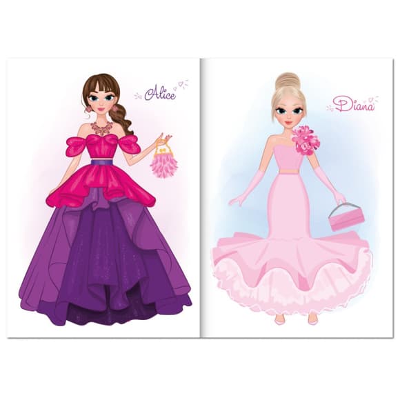 Дитяча книжка з наліпками студія краси "Fashion accesories" РМ-76-02