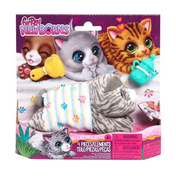 Интерактивная игрушка "Котенок" Furreal 28073 серии "Newborns"