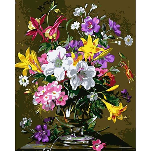 Картина за номерами "Квітковий салют" 504028-NC 40х50 см