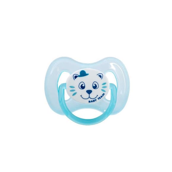 Пустушка силіконова класична 3007_голубий