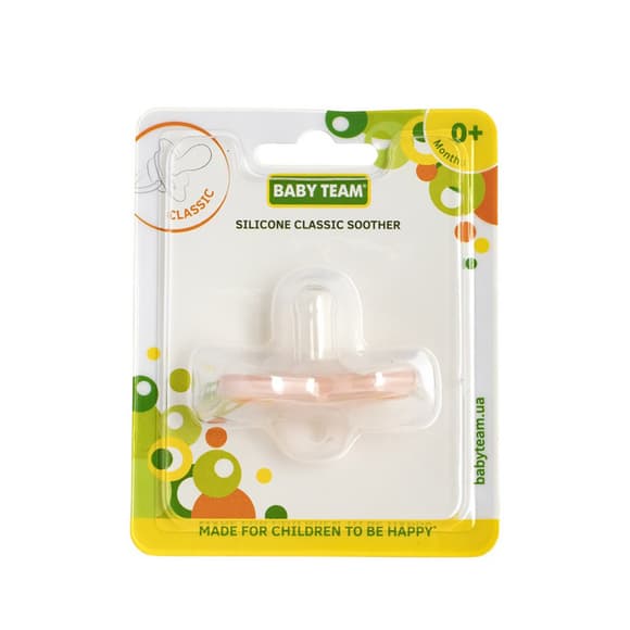 Силіконова пустушка класична 3055_рожева