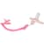 Ланцюжок для пустушки "Спіраль" 3335_рожевий