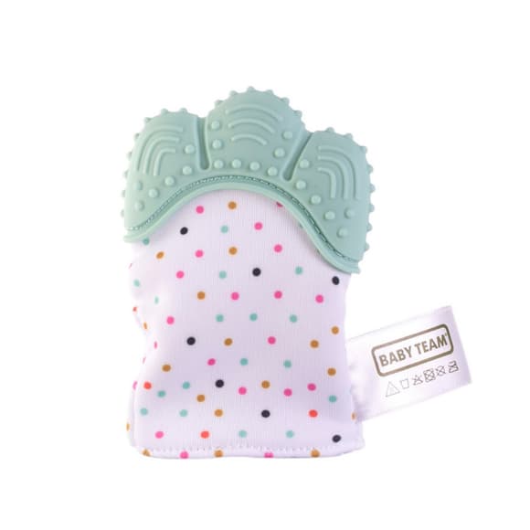 Дитячий прорізувач-рукавичка 4090_бірюзовий