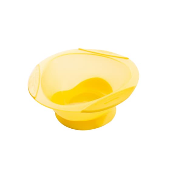 Дитяча тарілка на присосці 6004_жовта 280 мл