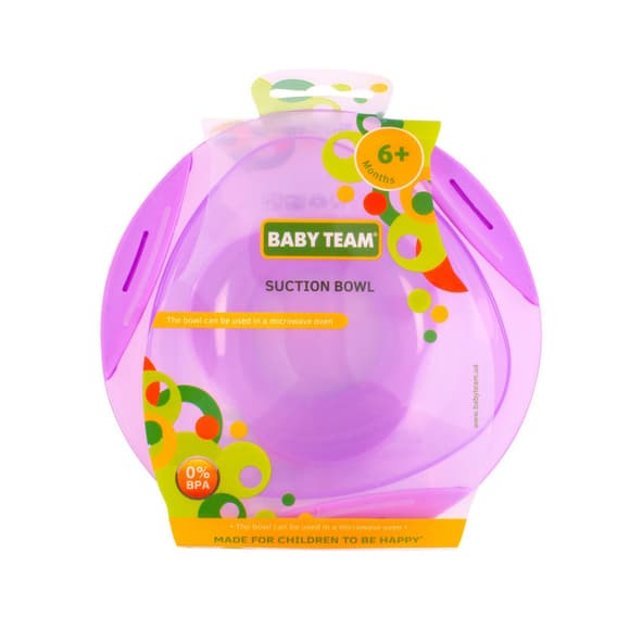 Де тская тарелка на присоске 6004_фіолетова 280 мл