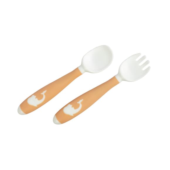 Дитячий набір для годування 6120 (виделочка та ложечка з гнучкою ручкою)                                         