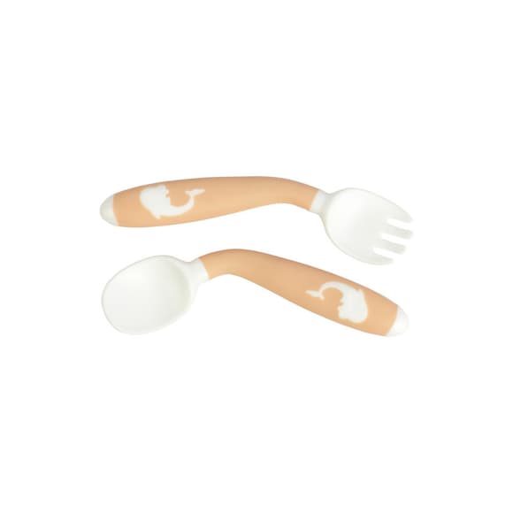 Дитячий набір для годування 6120 (виделочка та ложечка з гнучкою ручкою)                                         
