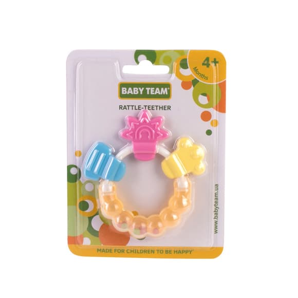 Дитяче брязкальце-прорізувач "Квіточка" 8410