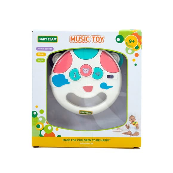 Дитяча музична іграшка "Бубен" 8627-1 світлові та звукові ефекти