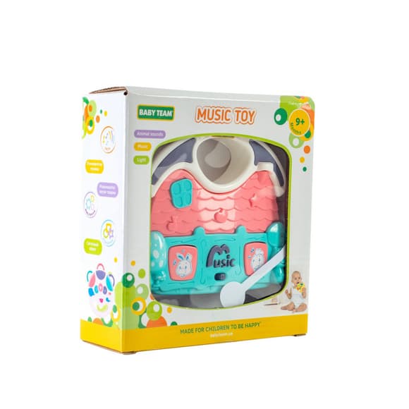 Дитяча музична іграшка "Будиночок" 8627-2 світлові та звукові ефекти