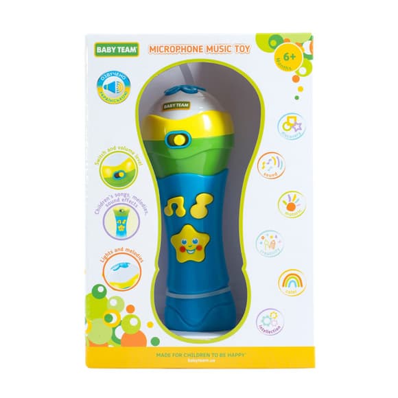 Дитяча музична іграшка "Мікрофон" 8639 світлові та звукові ефекти