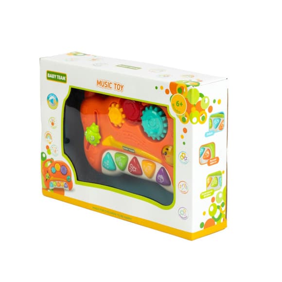 Детская музыкальная игрушка "Забава" 8645(Orange) оранжевый