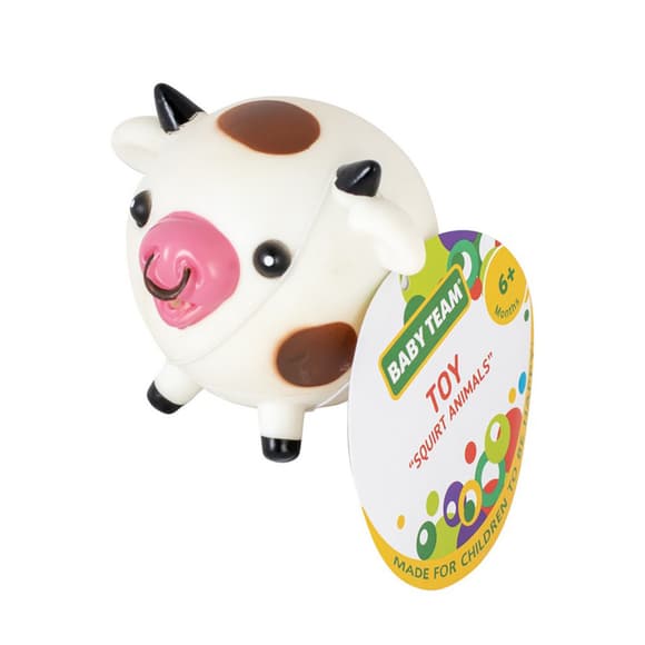 Детская игрушка для купания "Брызгающие животные Коровка" 8750_корівка з коричн.пля
