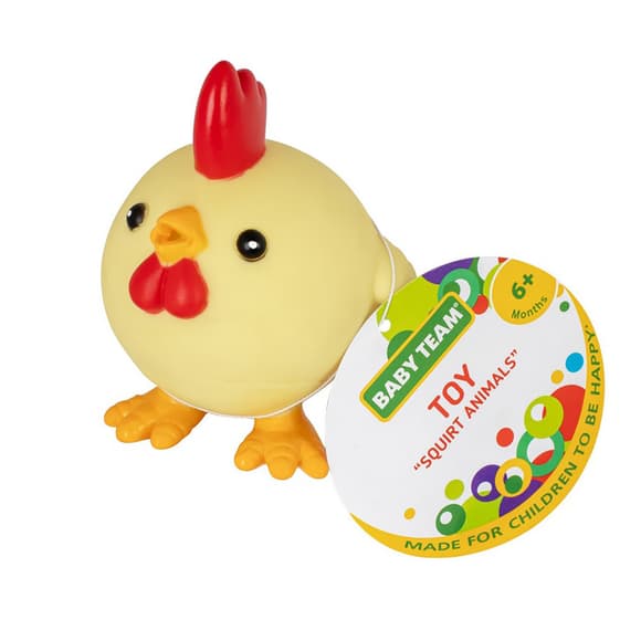 Дитяча іграшка для купання "Бризкаючі тваринки Курчатко" 8750_курчатко