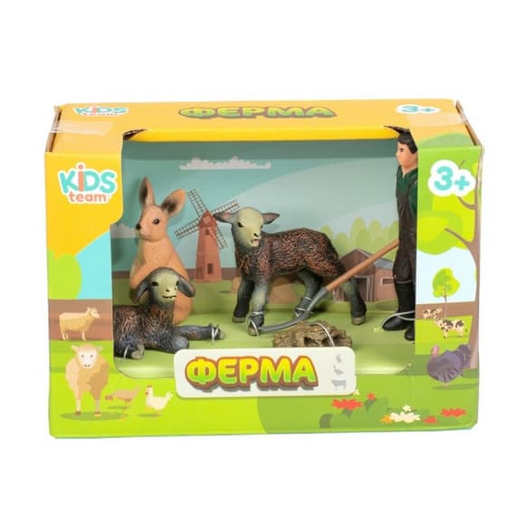 Дитячий іграшковий набір "Ферма" Q9899-T7_2 вівці, кролик, фермер