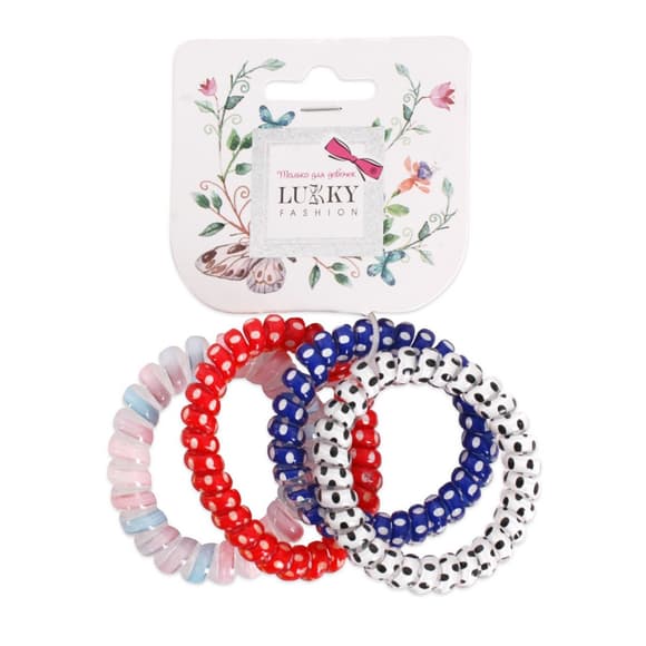Набір гумок для д итячого волосся T18567, 4 штуки