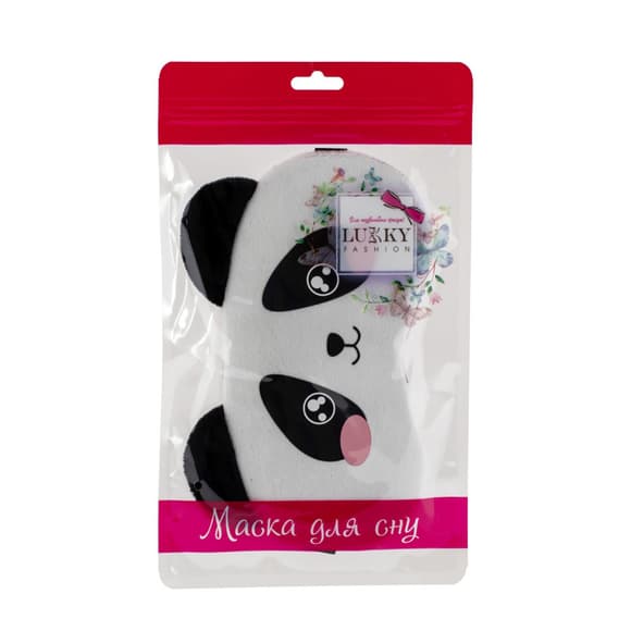 Детская маска для сна "Панда" T20880 размер 24,6 x 14,6 см