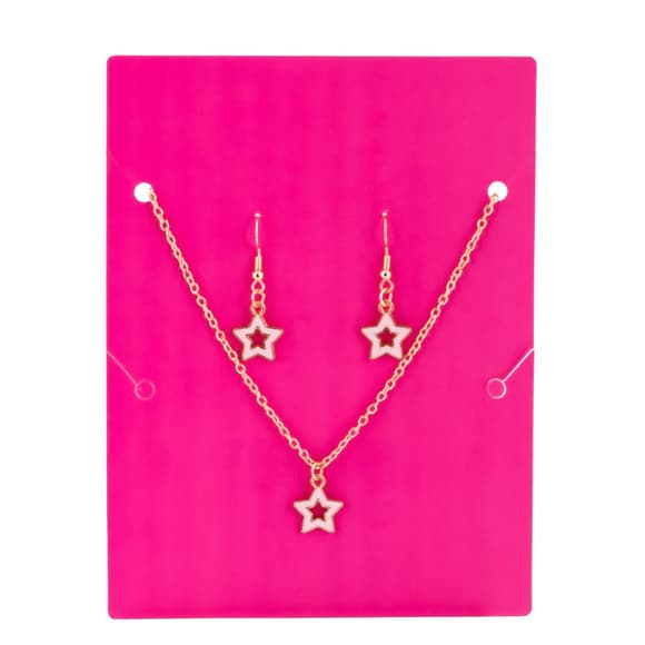 Бижутерия детская 2 в 1 Stars Fashion T24608 серьги + подвеска