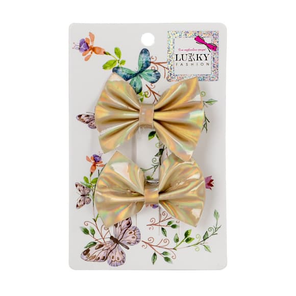 Детские заколки  для волос T24067(Gold) золотистый