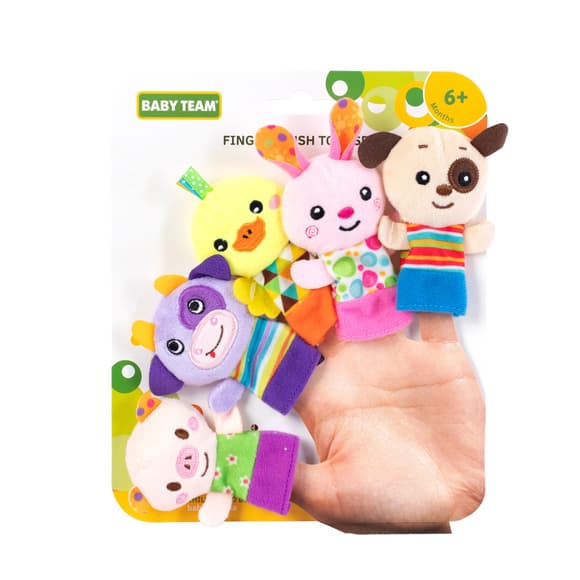 Набор игрушек на пальцы "Весёлые зверюшки" 8715