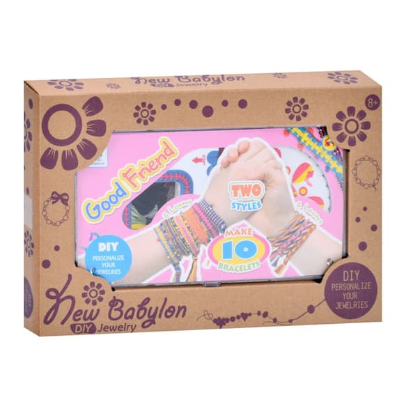 Детский набор творчества "New babylon" 11888C нитки 10 штук 10 цветов