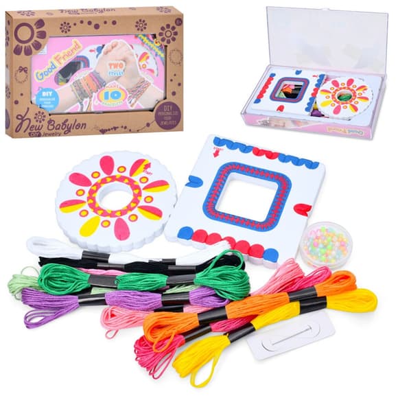 Детский набор творчества "New babylon" 11888C нитки 10 штук 10 цветов