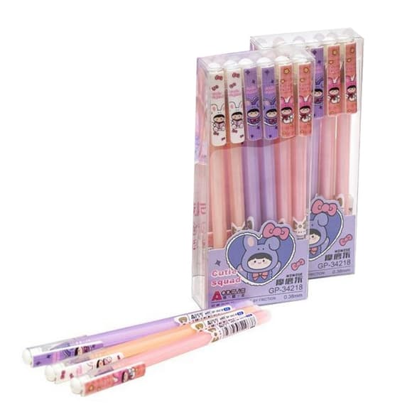 Ручка "пишет-стирает" 34218 синяя, упаковка 12 шт 