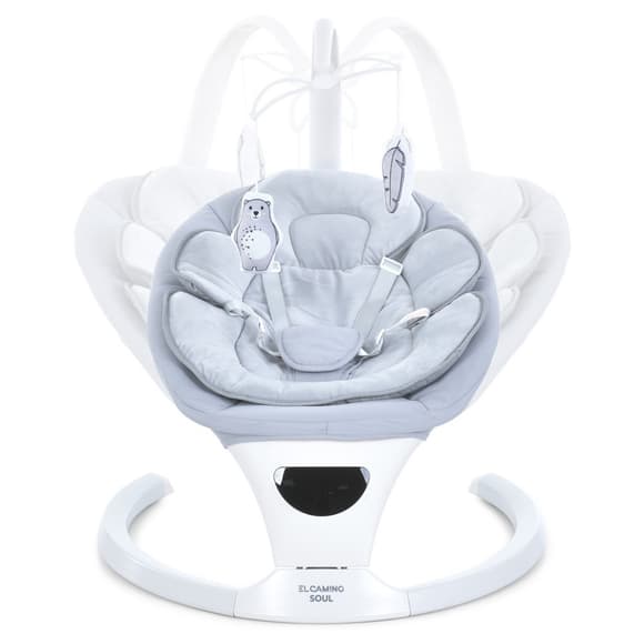 Заколисуючий центр-шезлонг SOUL ME 1175 Light Gray