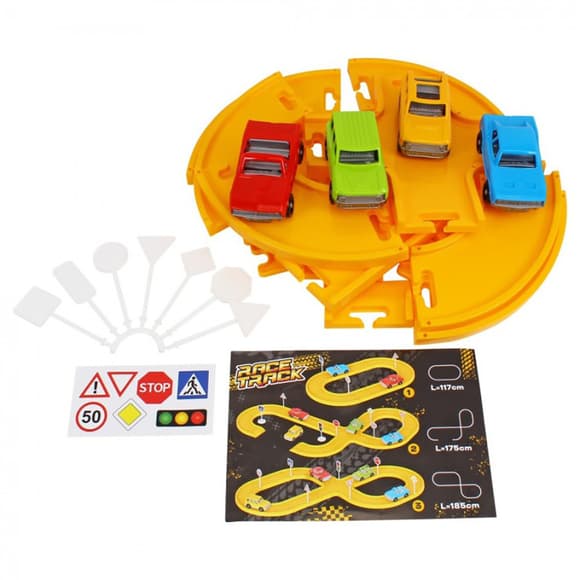 Детский игрушечный Автотрек 0747TXK 4 автомобиля 