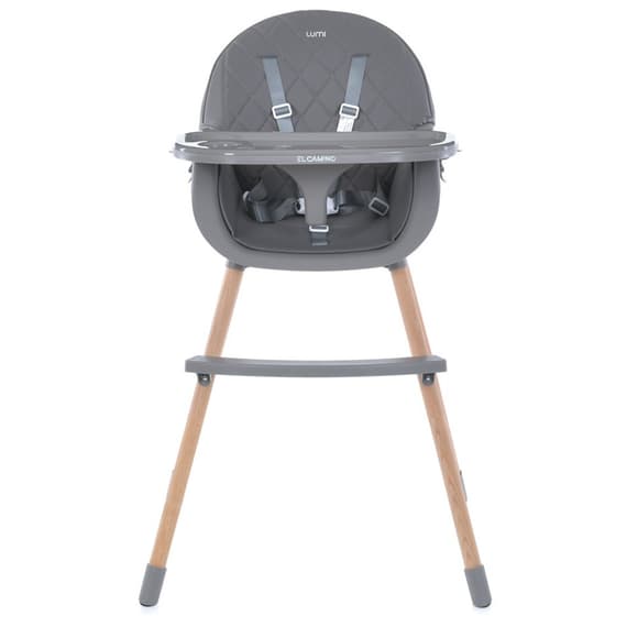 Стульчик для кормления LUMI ME 1111 Gray экокожа