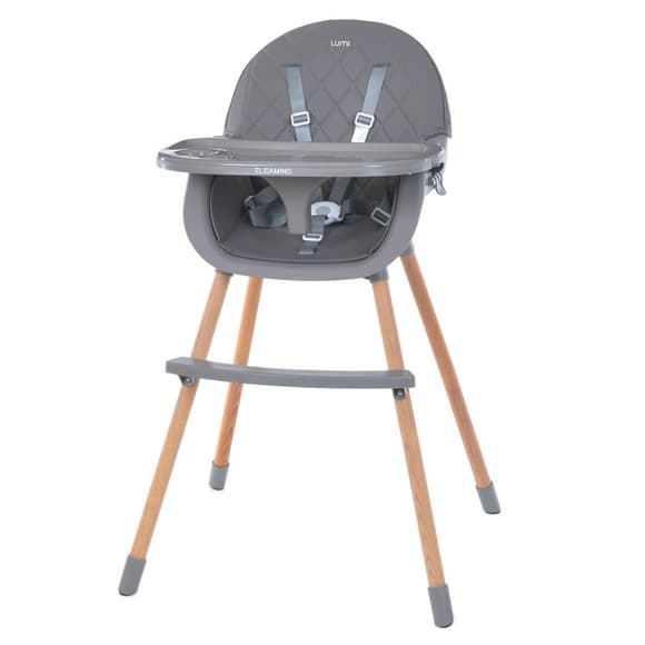 Стульчик для кормления LUMI ME 1111 Gray экокожа