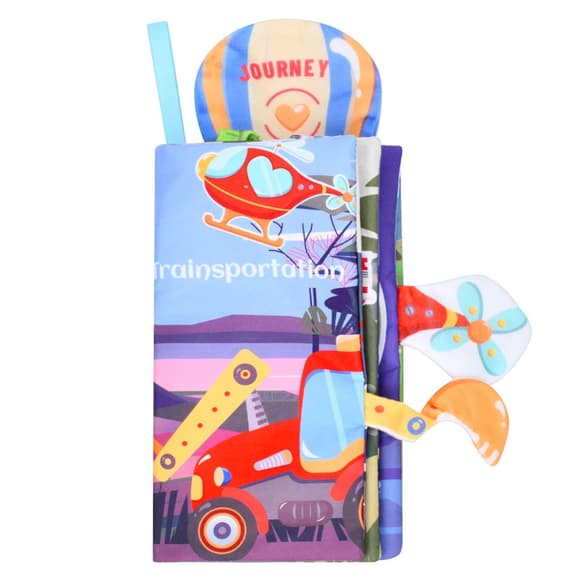 Розвив аюча книжка-шуршалка 668-230(Trainsportation) англійські слова