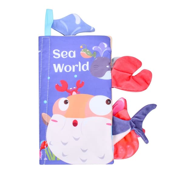 Раз вивающая книжка-шуршалка 668-230(Sea world) английские слова