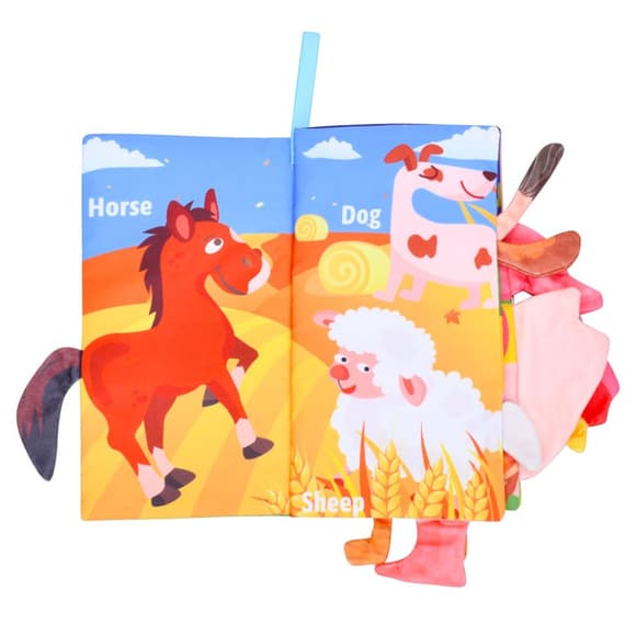 Розвиваюча книжка-шуршалка 668-230(Farm) англійські слова