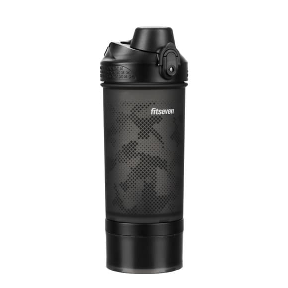 Спортивний шейкер Fitseven Infinity UZSPACE 1110(Black) 550 мл, чорний