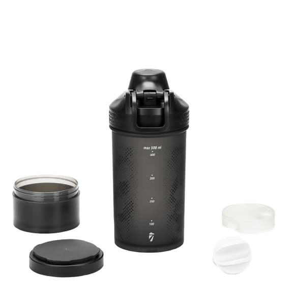 Спортивний шейкер Fitseven Infinity UZSPACE 1110(Black) 550 мл, чорний