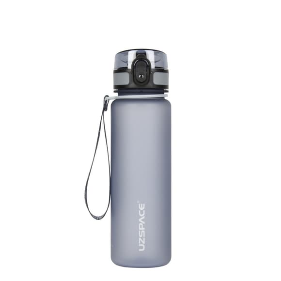 Пляшка для води UZSPACE 3026(Grey) 500 мл, сіра