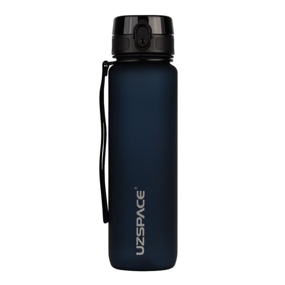 Пляшка для води UZSPACE 3038(Dark-Blue) 1000 мл, темно-синя