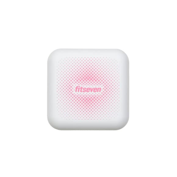 Кейс для капсул Fitseven UZSPACE TP005WP, белый с ромбами