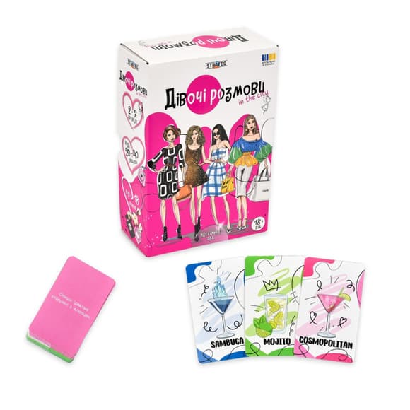 Карточная игра Девичьи разговоры 30590 карточек 108 штук