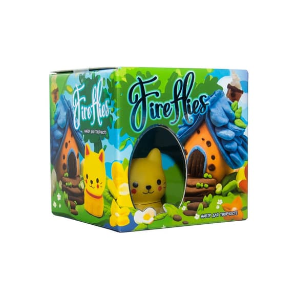 Набір для творчості "Fireflies - кошеня" 30411 світильник, маса для ліплення