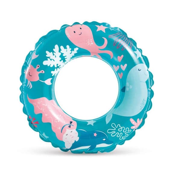 Детский надувной круг "Рыбки" 59242(Blue) синий 61 см