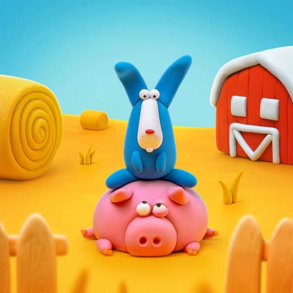 Набір самозатвердіючого пластиліну Кролик ЛИПАКА 30050-UA01