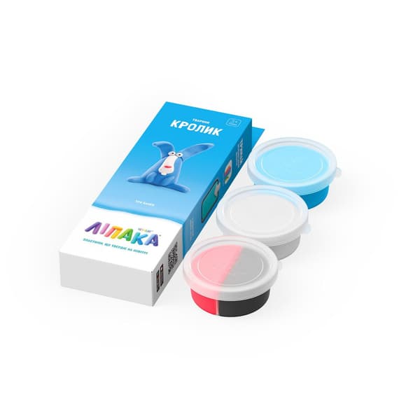 Набір самозатвердіючого пластиліну Кролик ЛИПАКА 30050-UA01