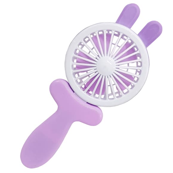 УЦІНКА! Вентилятор ручний портативний "Зайчик" Bambi VNTR-002-3(Violet)-UC фіолетовий