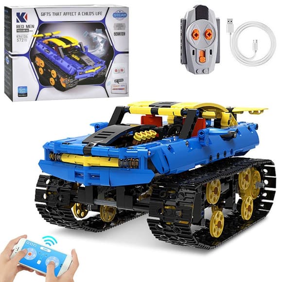 УЦЕНКА!!! Конструктор детский "Транспорт" Bambi K96106-UC на аккумуляторе 572 детали