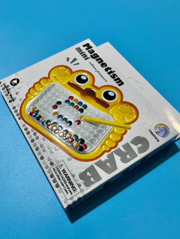 Дитяча магнітна мозаїка YM-80 дощечка, паличка