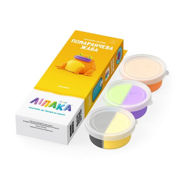 Набор самозатвердевающего пластилина Экзотические животные Лягушка ЛИПАКА 30124-UA01