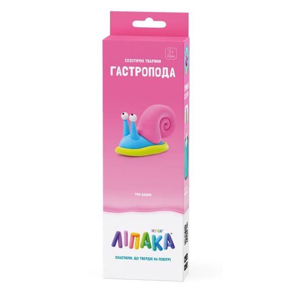 Набор самозатвердевающего пластилина Экзотические животные Гастропод ЛИПАКА 30125-UA01