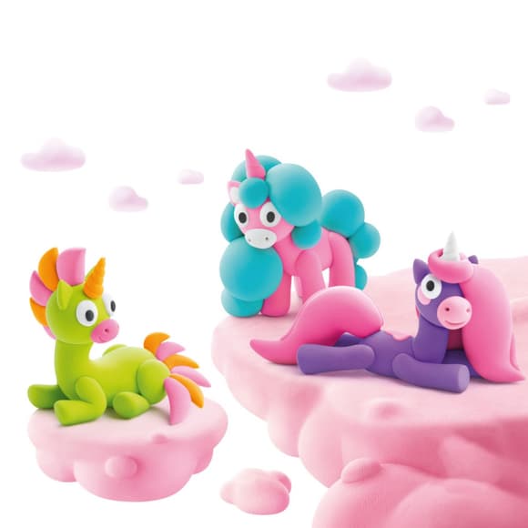 Набор самозатвердевающего пластилина Радужные единороги: Брайти, Спарки, Клауди ЛИПАКА 60054-UA01